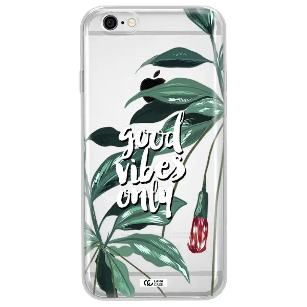 Tropical Vibes Green Apple iPhone 6 plus Clear TPU Case