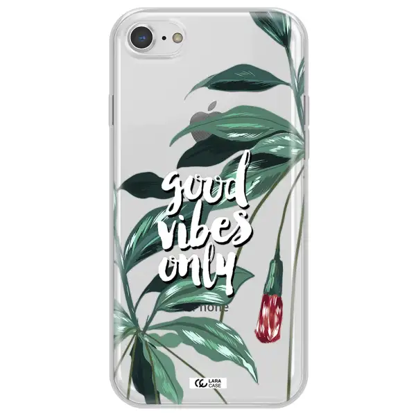 Tropical Vibes Green Apple iPhone 7 Clear TPU Case