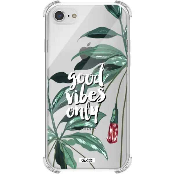 Tropical Vibes Green Apple iPhone 8 Clear PC Case