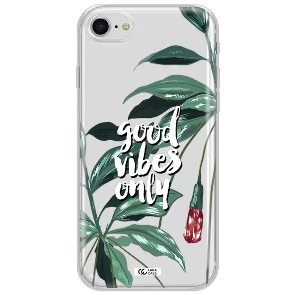 Tropical Vibes Green Apple Iphone Se 2020 Clear Tpu Case