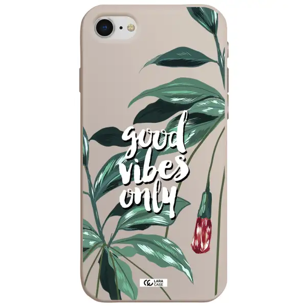 Tropical Vibes Green Apple iPhone se 2020 Silicone Stone Case