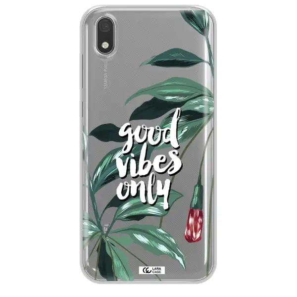 Tropical Vibes Green Huawei Honor 8S Clear TPU Case