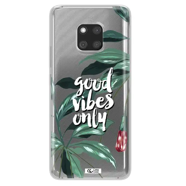 Tropical Vibes Green Huawei Mate 20 Pro Clear TPU Case