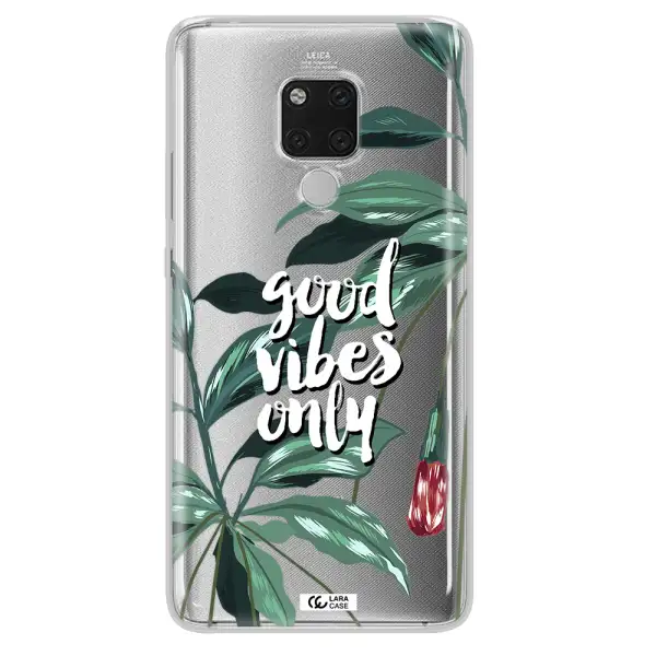 Tropical Vibes Green Huawei Mate 20X Clear TPU Case