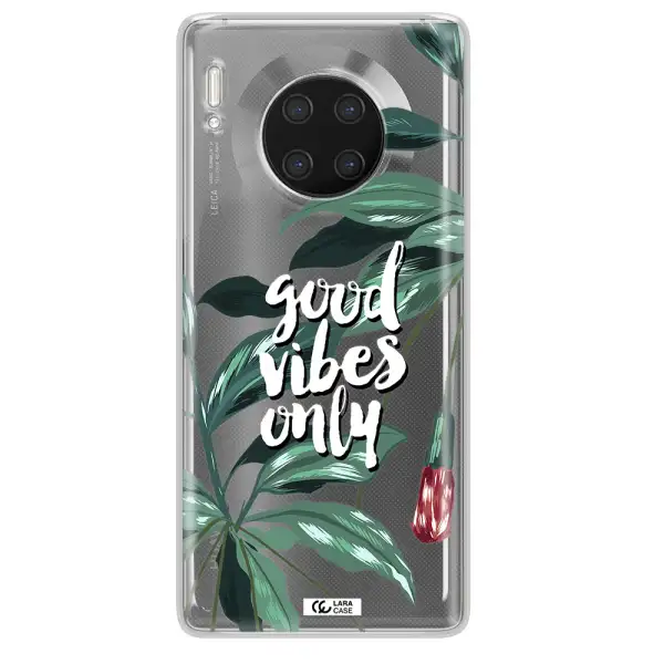 Tropical Vibes Green Huawei Mate 30 Pro Clear TPU Case