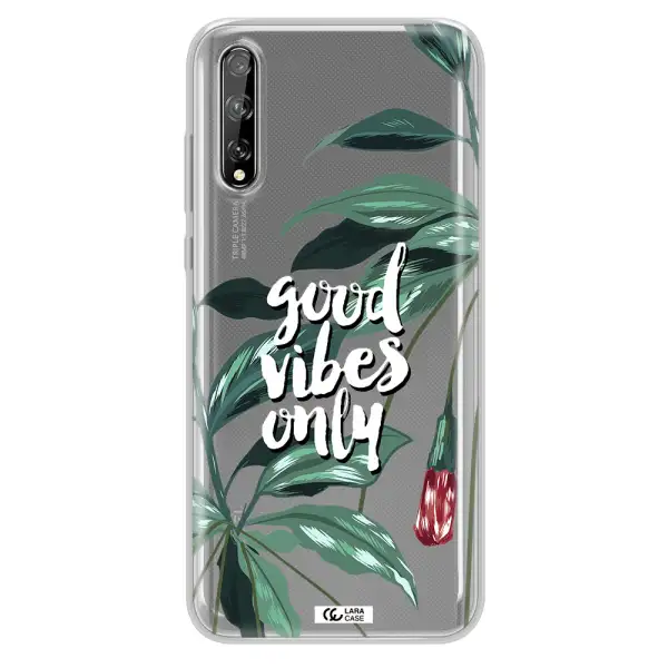 Tropical Vibes Green Huawei P Smart S Clear TPU Case