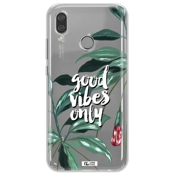 Tropical Vibes Green Huawei P20 Lite Clear TPU Case