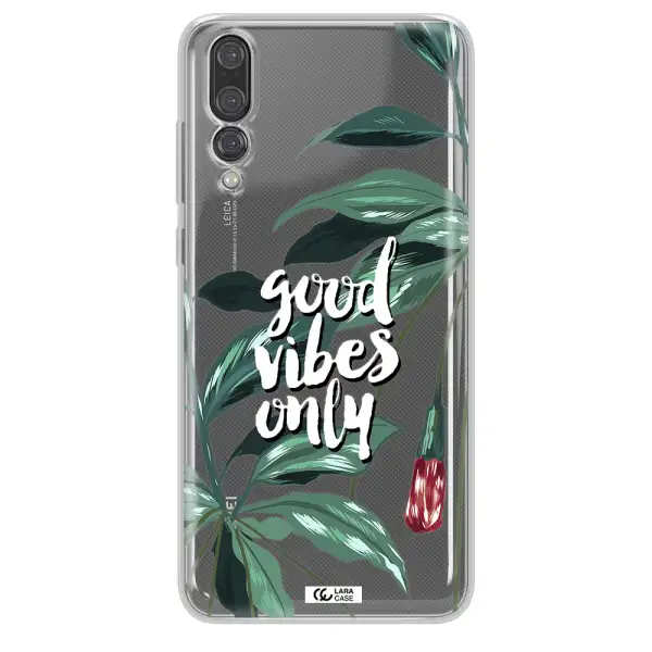 Tropical Vibes Green Huawei P20 Pro Clear TPU Case