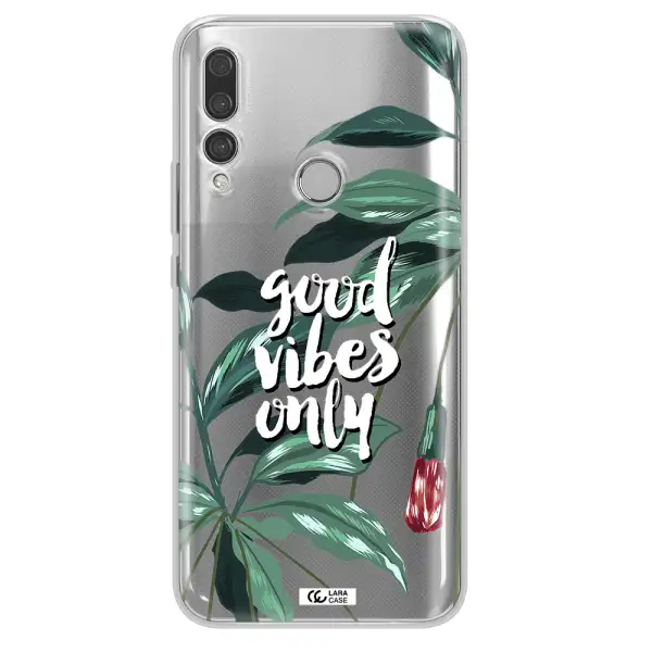 Tropical Vibes Green Huawei Y9 Prime 2019 Clear TPU Case