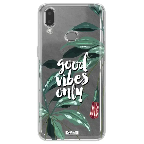 Tropical Vibes Green Samsung A10S Clear TPU Case