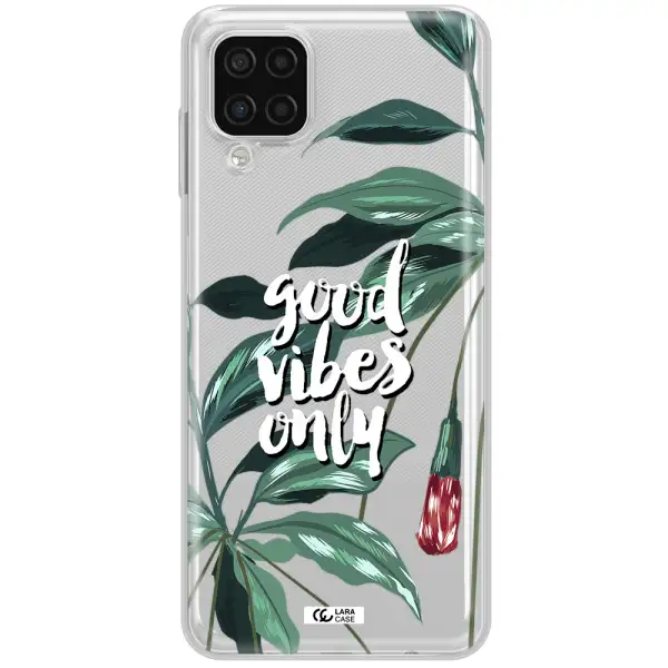 Tropical Vibes Green Samsung A12 4g Clear TPU Case