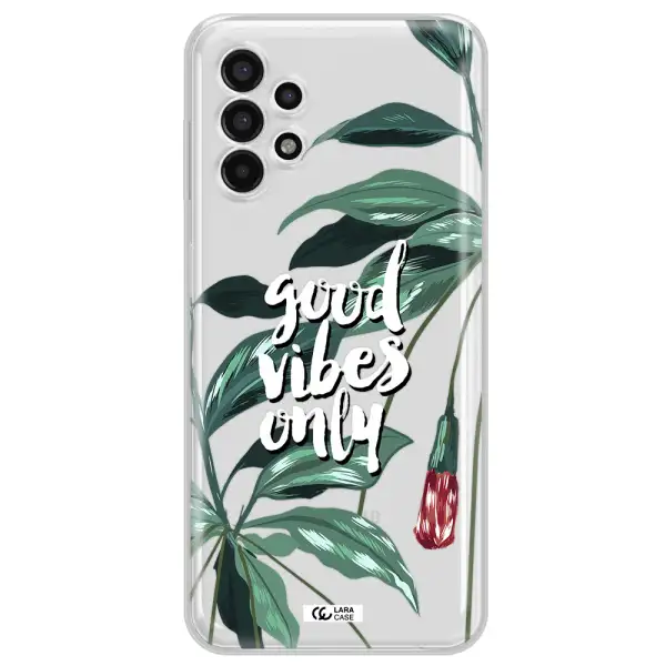 Tropical Vibes Green Samsung A13 4g Clear TPU Case