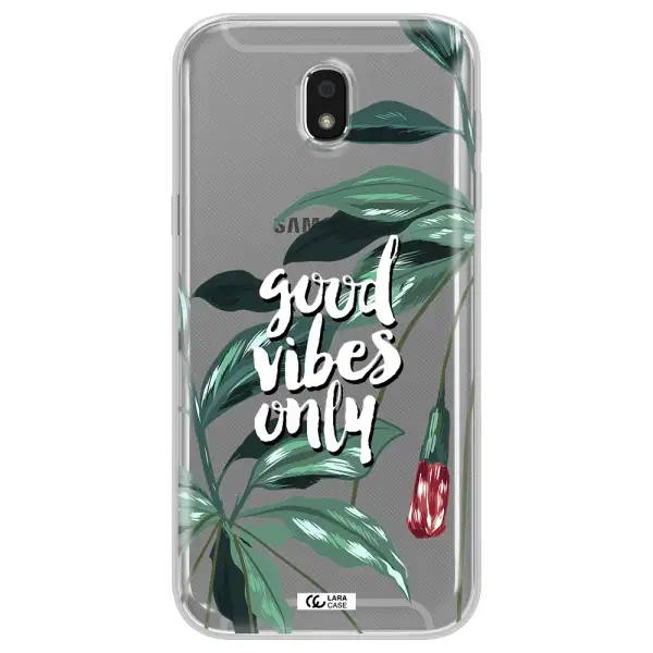 Tropical Vibes Green Samsung J5 2017 Clear TPU Case