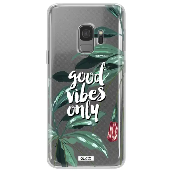 Tropical Vibes Green Samsung S9 Clear TPU Case