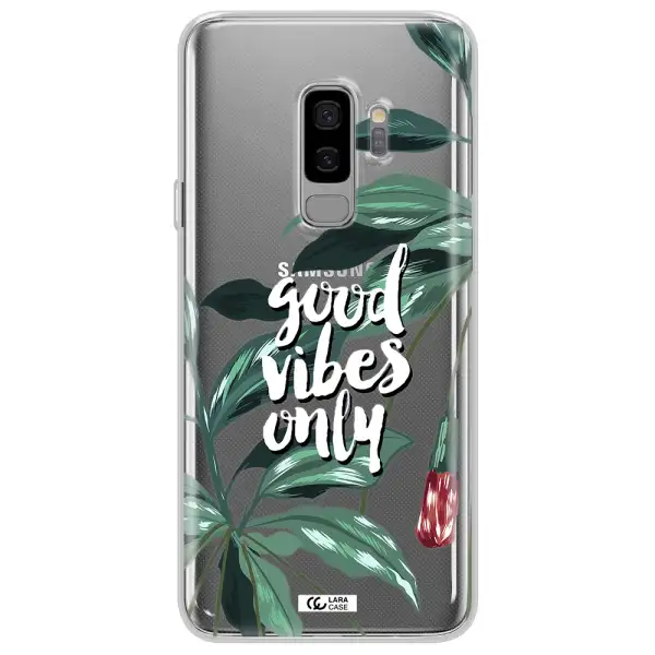 Tropical Vibes Green Samsung S9 Plus Clear TPU Case