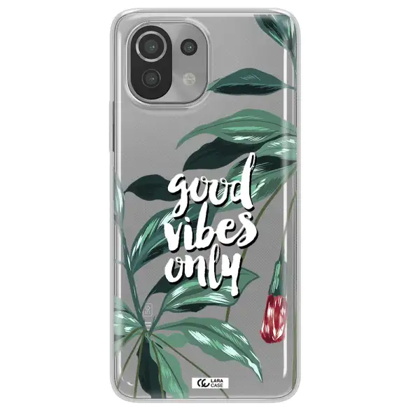 Tropical Vibes Green Xiaomi Mi 11 Lite Clear TPU Case