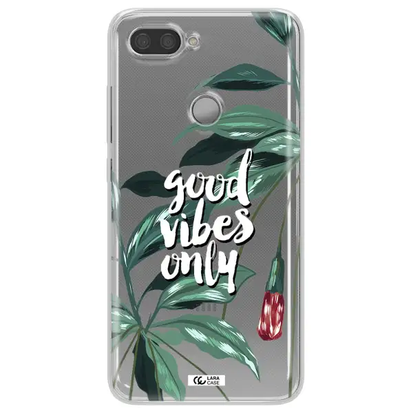 Tropical Vibes Green Xiaomi Mi 8 Lite Clear TPU Case