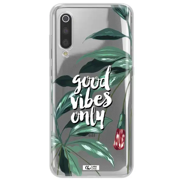 Tropical Vibes Green Xiaomi Mi 9 Clear TPU Case