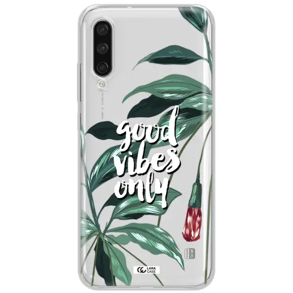 Tropical Vibes Green Xiaomi Mi A3 Clear Tpu Case
