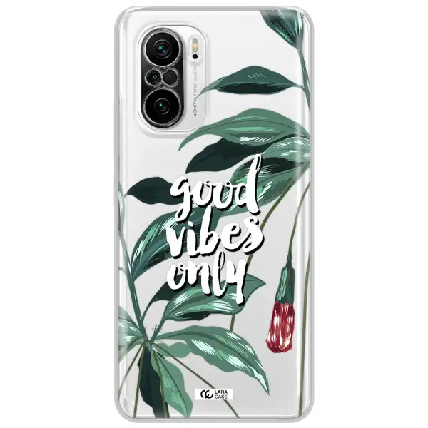 Tropical Vibes Green Xiaomi Poco F3 Clear Tpu Case