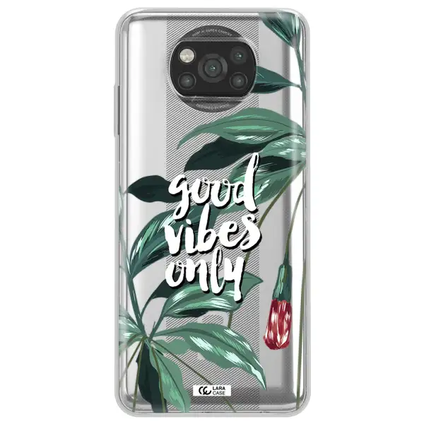 Tropical Vibes Green Xiaomi Poco X3 Clear TPU Case