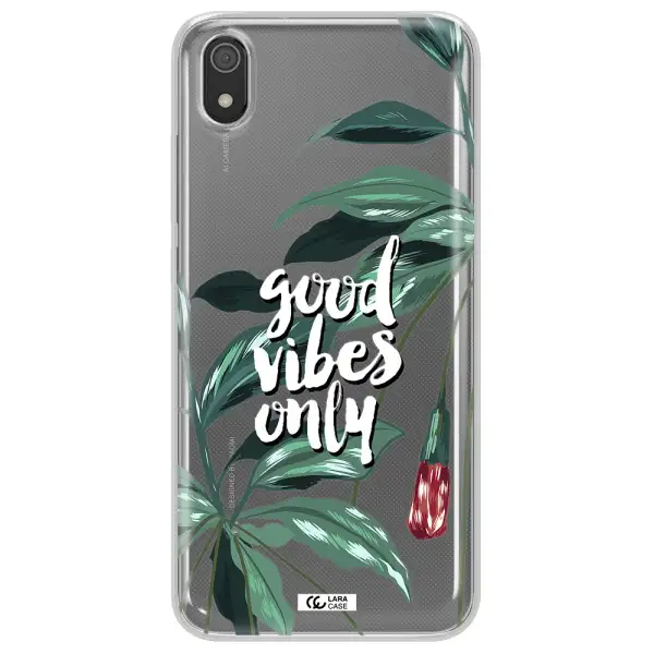 Tropical Vibes Green Xiaomi Redmi 7A Clear TPU Case