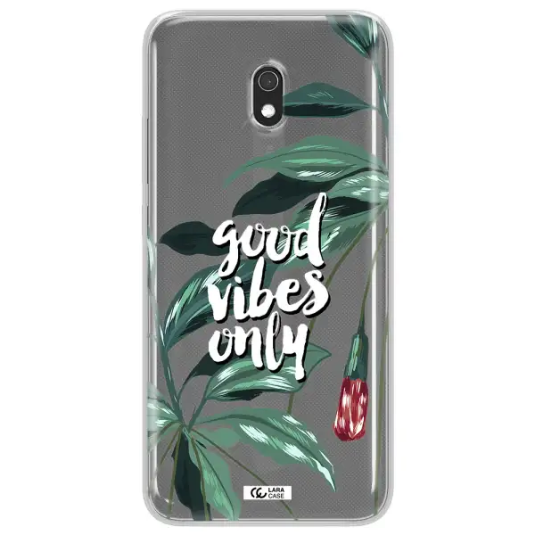 Tropical Vibes Green Xiaomi Redmi 8A Clear TPU Case