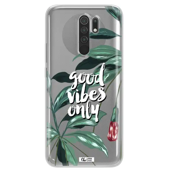 Tropical Vibes Green Xiaomi Redmi 9 Clear TPU Case