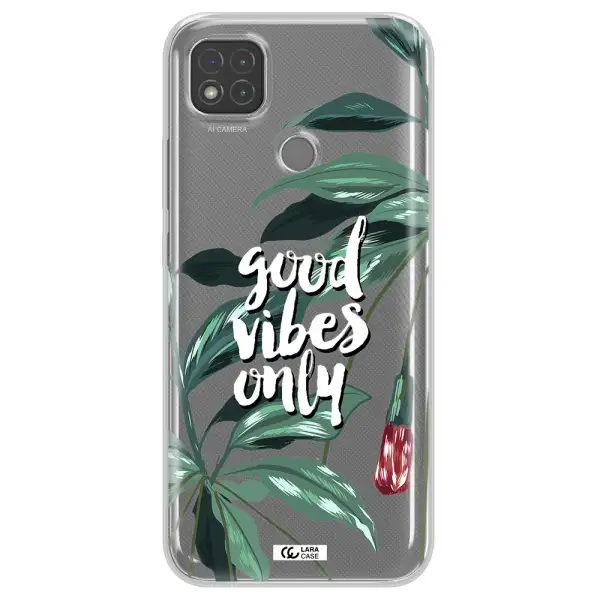 Tropical Vibes Green Xiaomi Redmi 9C Clear TPU Case