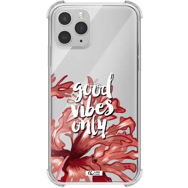 Tropical Vibes Red Apple iPhone 11 pro Clear PC Case