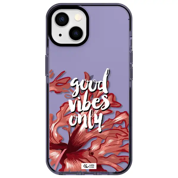 Tropical Vibes Red Apple iPhone 13 impact Lilac Case