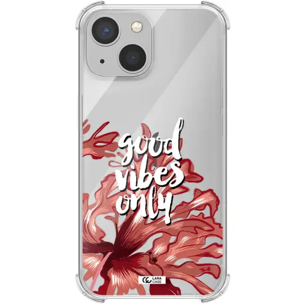 Tropical Vibes Red Apple iPhone 13 mini Clear PC Case