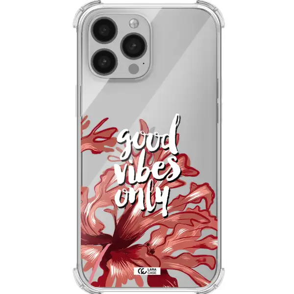 Tropical Vibes Red Apple iPhone 13 Pro Max Clear PC Case