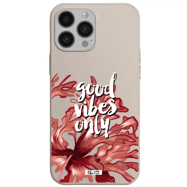 Tropical Vibes Red Apple iPhone 13 Pro Silicone Stone Case