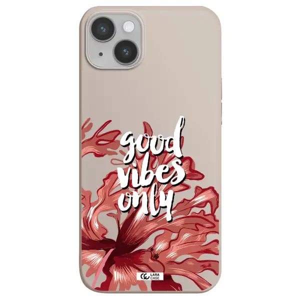 Tropical Vibes Red Apple iPhone 14 Silicone Stone Case