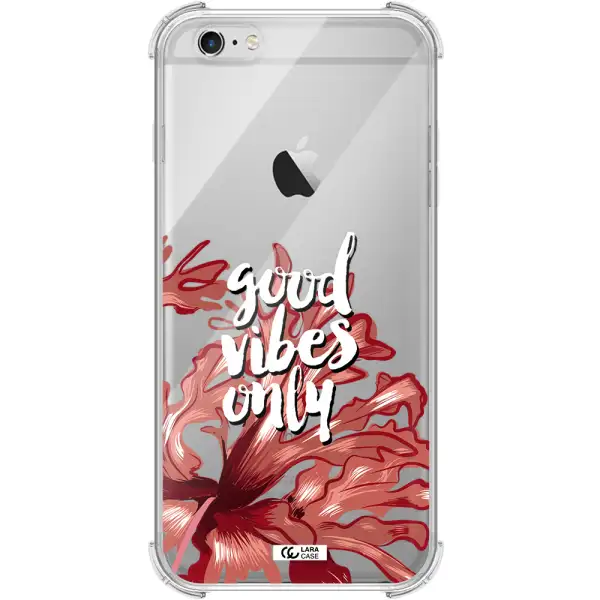 Tropical Vibes Red Apple iPhone 6 s plus Clear PC Case