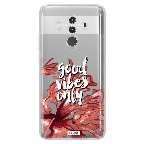Tropical Vibes Red Huawei Mate 10 Clear TPU Case