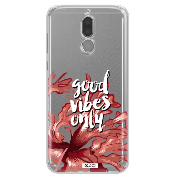 Tropical Vibes Red Huawei Mate 10 Lite Clear TPU Case
