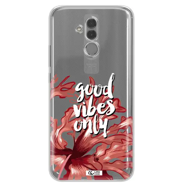 Tropical Vibes Red Huawei Mate 20 Lite Clear TPU Case