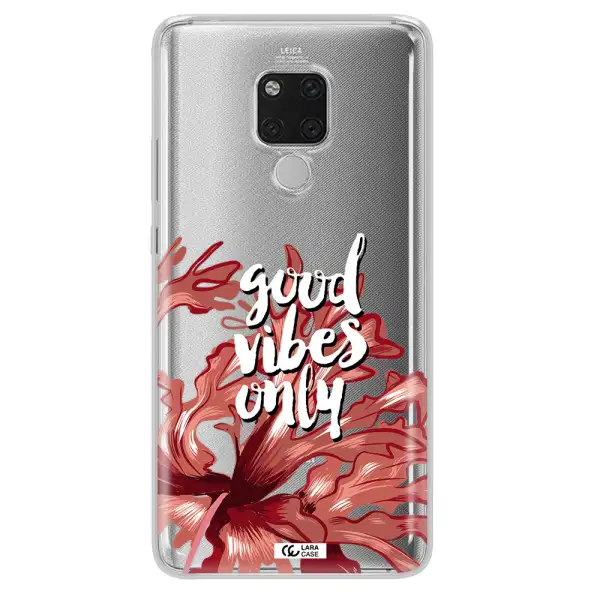 Tropical Vibes Red Huawei Mate 20X Clear TPU Case
