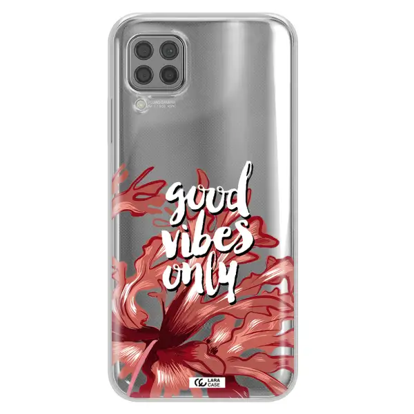 Tropical Vibes Red Huawei P40 Lite Clear TPU Case