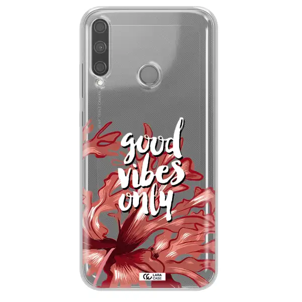 Tropical Vibes Red Huawei P40 Lite E Clear TPU Case