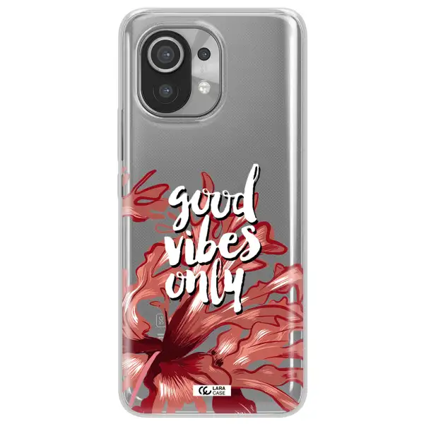 Tropical Vibes Red Xiaomi Mi 11 Clear TPU Case