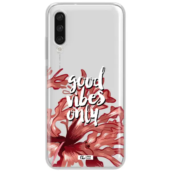 Tropical Vibes Red Xiaomi Mi A3 Clear Tpu Case