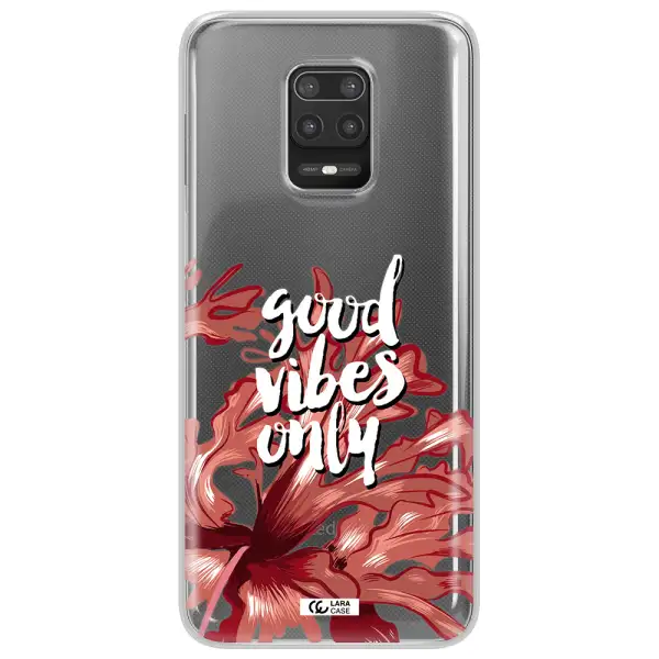 Tropical Vibes Red Xiaomi Note 9S Clear TPU Case