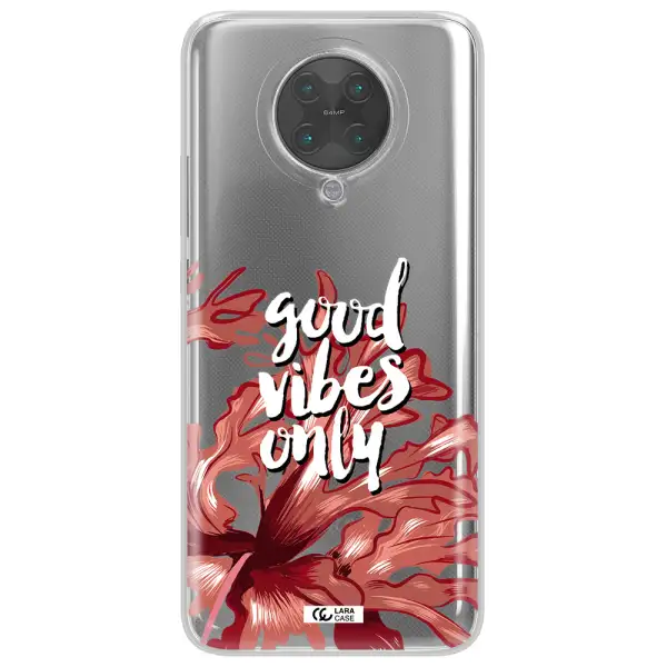 Tropical Vibes Red Xiaomi Poco F2 Pro Clear TPU Case