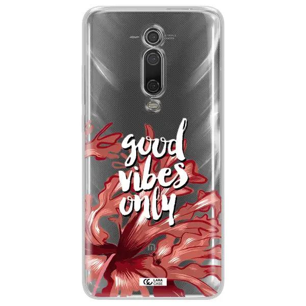 Tropical Vibes Red Xiaomi Redmi K20 Clear Tpu Case