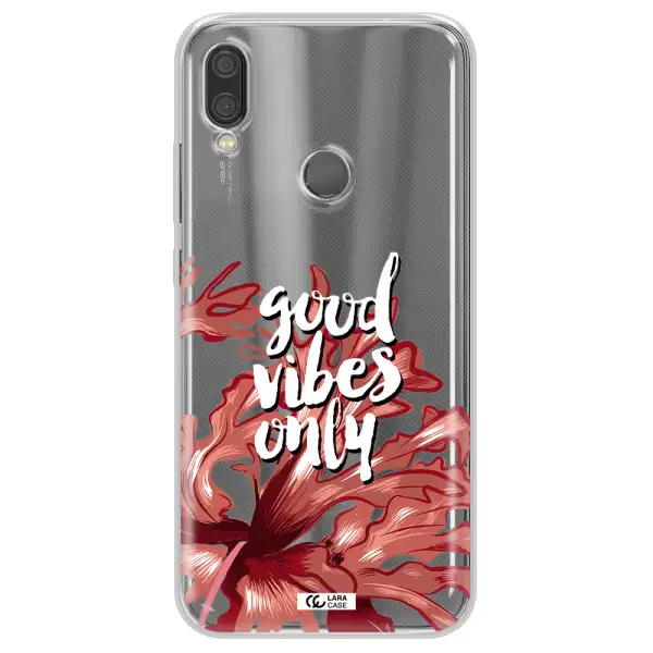 Tropical Vibes Red Xiaomi Redmi Note 7 Clear TPU Case