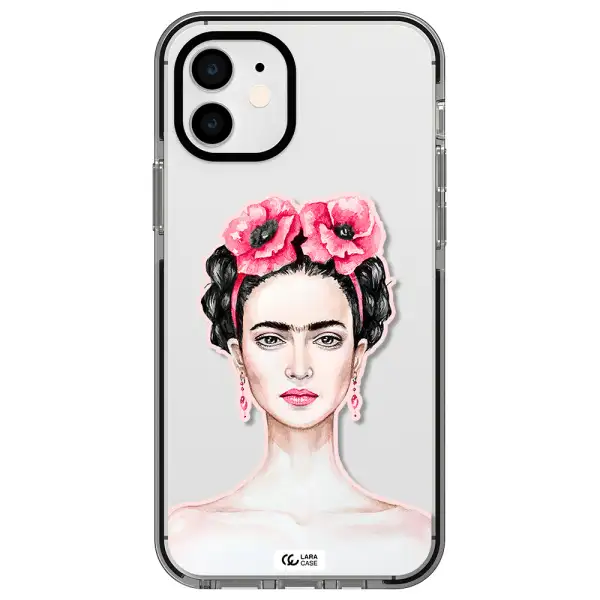 Ferida Watercolor Apple iPhone 11 impact black border Case