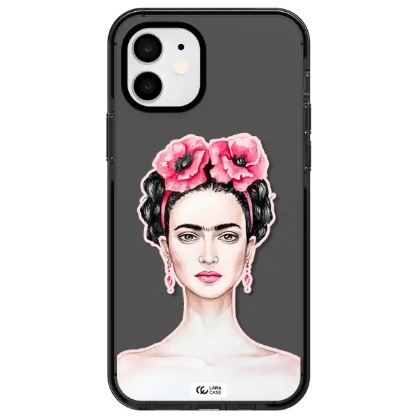 Ferida Watercolor Apple iPhone 11 impact Smoke Black Case